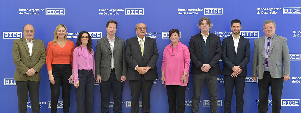 Mariano de Miguel asume la presidencia del Banco Argentino de Desarrollo BICE y define agenda de trabajo con Mendiguren