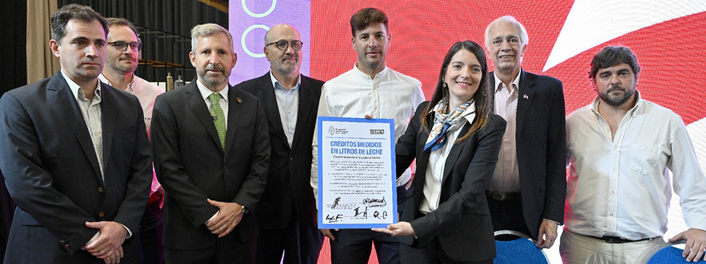 Entre Ríos se suma a los créditos en litros de leche de BICE y bonifica el 100% de la tasa a los tambos locales